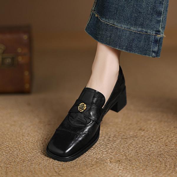 Exquisite Handcrafted Leather Women’s Shoes: Luxury Meets Elegance(Easn20182501)