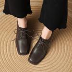 Exquisite Handmade Genuine Leather Women's Shoes: Luxury Craftsmanship & Elegance(Easn20182386)