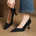 Exquisite Handcrafted Genuine Leather Women's Shoes - Luxurious Elegance Redefined(Easn20182395)