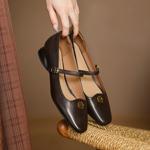 Elegantly Crafted Luxury Genuine Leather Handmade Women's Shoes(Easn20182509)