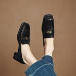 Handcrafted Genuine Leather Women's Shoes: Luxurious Elegance in Every Stitch(Easn20182503)