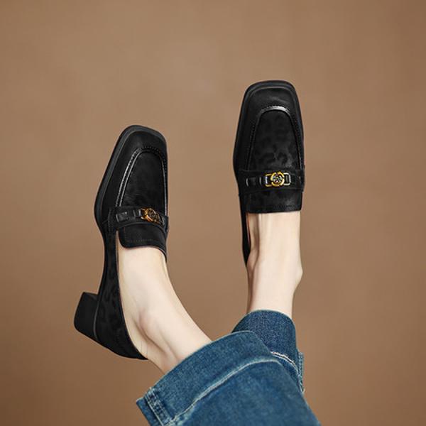 Handcrafted Genuine Leather Women's Shoes: Luxurious Elegance in Every Stitch(Easn20182503)