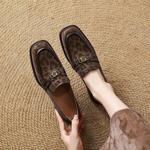 Handcrafted Genuine Leather Women's Shoes: Luxurious Elegance in Every Stitch(Easn20182503)