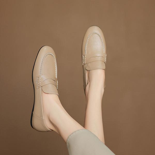 Exquisite Handcrafted Leather Women's Shoes: Elegance Meets Luxury Craftsmanship(Easn20182389)