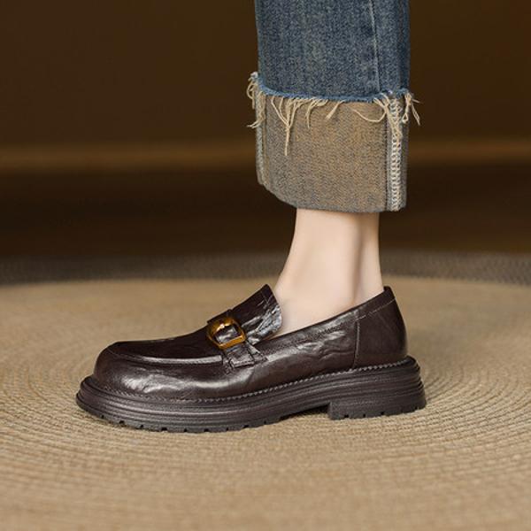 Exquisite Handcrafted Leather Women's Shoes: Luxury, Craftsmanship, Elegance(Easn20182516)