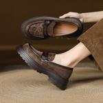 Elegantly Crafted Luxury Leather Handcrafted Women's Shoes(Easn20182515)