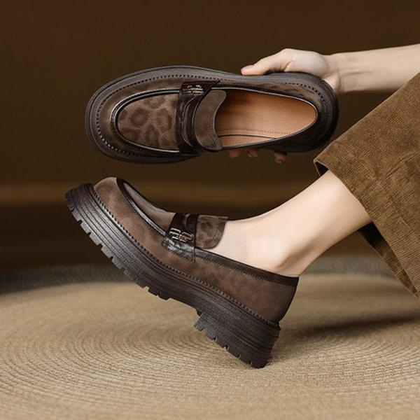 Elegantly Crafted Luxury Leather Handcrafted Women's Shoes(Easn20182515)