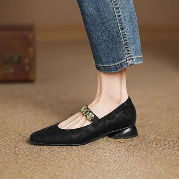 Exquisite Handmade Leather Women's Shoes: Luxury and Elegance(Easn20182517)