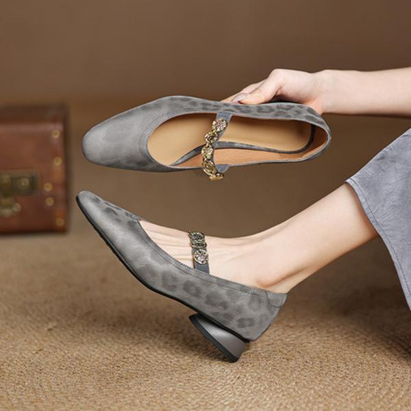 Exquisite Handmade Leather Women's Shoes: Luxury and Elegance(Easn20182517)