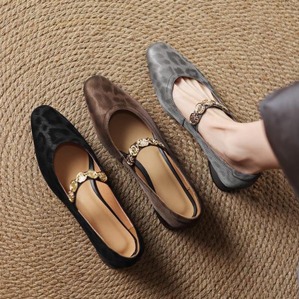 Exquisite Handmade Leather Women's Shoes: Luxury and Elegance(Easn20182517)