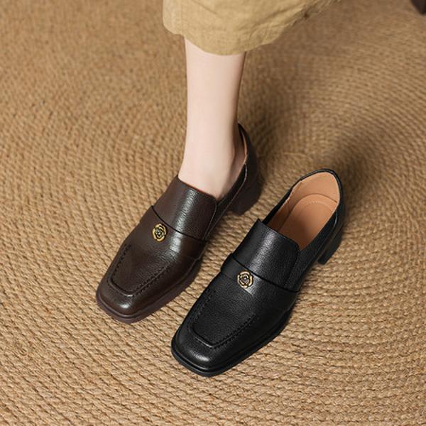 Exquisite Handcrafted Leather Women's Shoes: Elegance Meets Luxury Quality(Easn20182513)