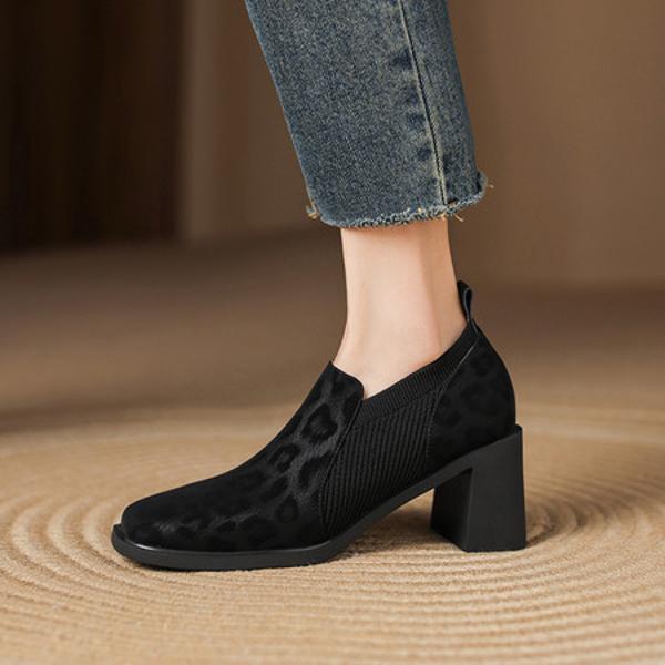 Handcrafted Genuine Leather Women's Shoes - Luxurious Elegance in Every Stitch(Easn20182512)