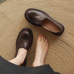 Exquisite Handcrafted Leather Shoes for Elegant Women(Easn20182522)