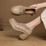 Handcrafted Genuine Leather Women’s Shoes - Luxurious Elegance(Easn20182510)