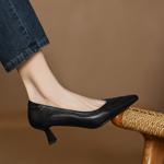 Handcrafted Luxury Leather Women's Shoes - Exquisite Craftsmanship & Timeless Elegance(Easn20182521)