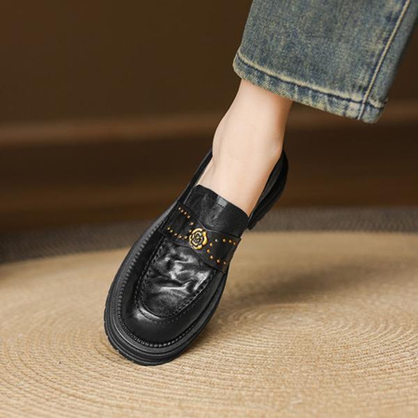 Luxurious Handcrafted Leather Women’s Shoes: Exquisite Craftsmanship Meets Elegance(Easn20182523)