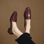 Handcrafted Leather Women's Shoes: Elegance in Every Stitch(Easn20182532)