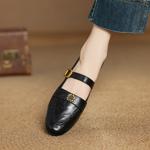 Handcrafted Luxurious Genuine Leather Women's Shoes for Elegance(Easn20182530)