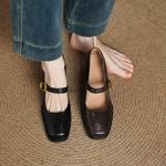 Exquisite Handcrafted Leather Women's Shoes for Elegant Luxury(Easn20182526)