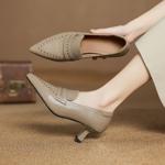 Exquisite Handcrafted Leather Women's Shoes: Luxury, Elegance, Perfection(Easn20182535)