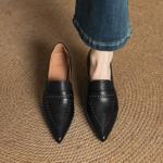 Exquisite Handcrafted Leather Women's Shoes: Luxury, Elegance, Perfection(Easn20182535)