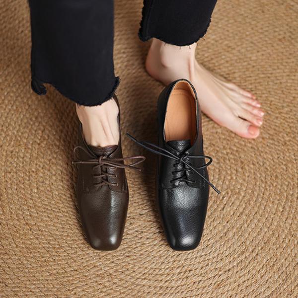 Elegant Handmade Leather Women's Shoes – Luxury Craftsmanship(Easn20182536)