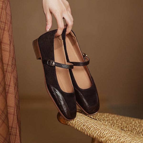 Handcrafted Luxury Leather Women's Shoes - Elegance Redefined(Easn20182539)