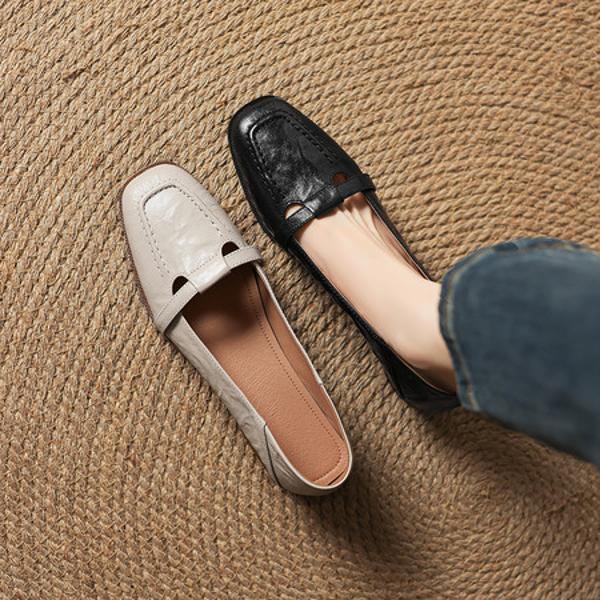 Handcrafted Luxury Leather Women's Shoes: Elegance Redefined(Easn20182552)