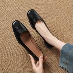 Elegant Luxury Handmade Leather Women's Shoes with Artisan Craftsmanship(Easn20182550)