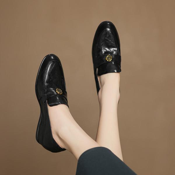 Handcrafted Genuine Leather Women's Shoes - Exquisite Craftsmanship & Elegant Luxury(Easn20182571)