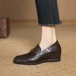 Handcrafted Genuine Leather Women's Shoes - Exquisite Craftsmanship & Elegant Luxury(Easn20182571)