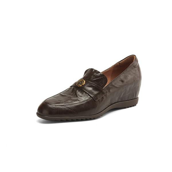 Handcrafted Genuine Leather Women's Shoes - Exquisite Craftsmanship & Elegant Luxury(Easn20182571)