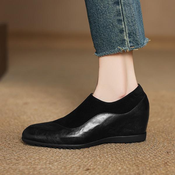 Handcrafted Luxury Genuine Leather Women's Shoes - Elegant Artisan Craftsmanship(Easn20182569)