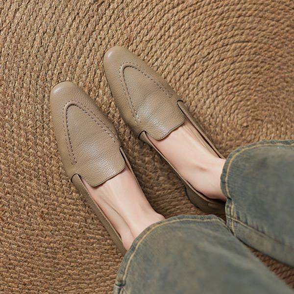 Handcrafted Luxury Leather Women’s Shoes: Elegant Quality(Easn20182538)