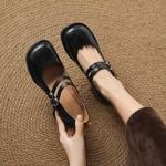 Elegant Handcrafted Leather Women's Shoes of High Quality(Easn20182562)