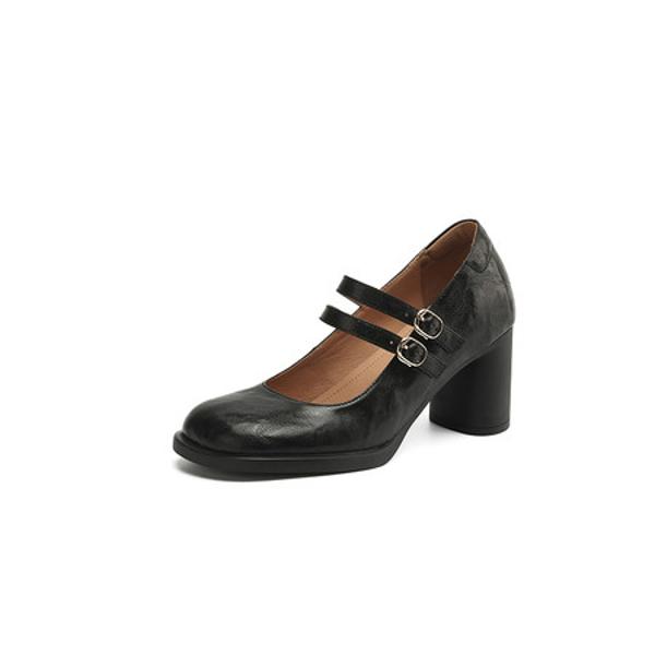 Elegant Handcrafted Leather Women's Shoes of High Quality(Easn20182562)