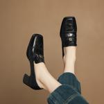 Exquisite Handcrafted Leather Women's Shoes: Luxury and Elegance Redefined(Easn20182557)