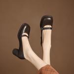 Handcrafted Leather Pumps: Luxurious Elegance Awaits(Easn20182559)