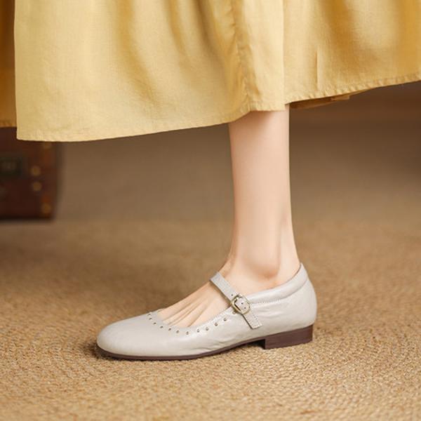 Exquisite Handcrafted Leather Women's Shoes: Luxury, Elegance, and Quality(Easn20182566)