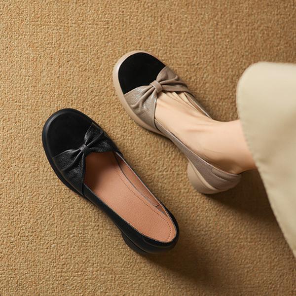 Exquisite Handcrafted Leather Women's Shoes: Luxury Elegance(Easn20182575)