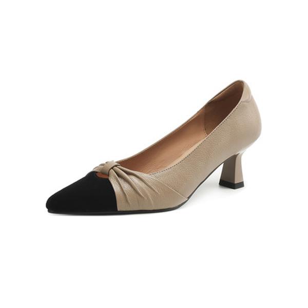 Handcrafted Luxury Leather Women's Shoes: Exquisite Craftsmanship & Elegance(Easn20182520)