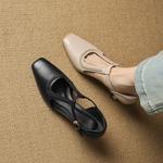 Handcrafted Luxurious Leather Women's Shoes with Exquisite Craftsmanship(Easn20183008)