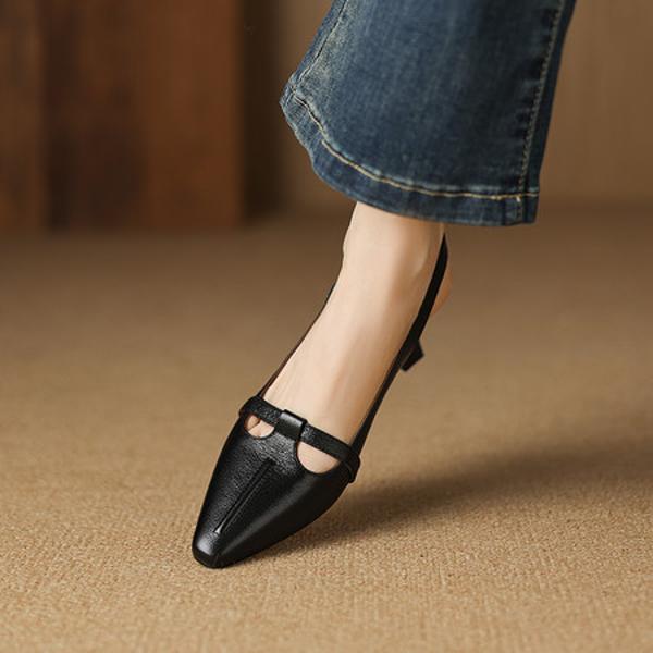 Handcrafted Premium Leather Women's Shoes: Elegance Redefined(Easn20183003)