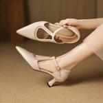 Exquisite Handmade Leather Women's Shoes: Luxury Craftsmanship & Timeless Elegance(Easn20183009)