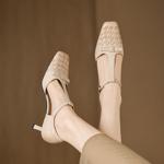 Handcrafted Genuine Leather Women's Shoes: Luxury Elegance(Easn20183010)