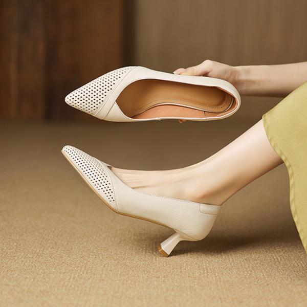 Exquisite Handcrafted Leather Women’s Shoes: Luxury and Elegance Redefined(Easn20183015)