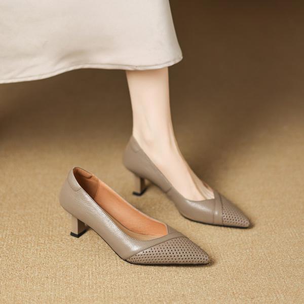 Exquisite Handcrafted Leather Women’s Shoes: Luxury and Elegance Redefined(Easn20183015)