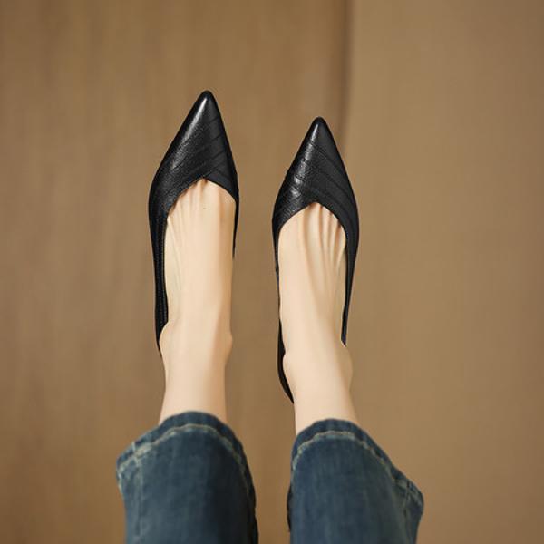 Luxurious Handcrafted Leather Women's Shoes - Elegance Redefined(Easn20183013)