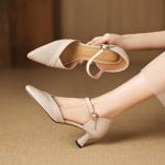 Handcrafted Genuine Leather Women's Shoes: Luxurious Elegance Redefined(Easn20183021)