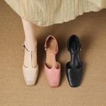 Elegant Handmade Leather Women's Shoes - Luxury Craftsmanship(Easn20183012)